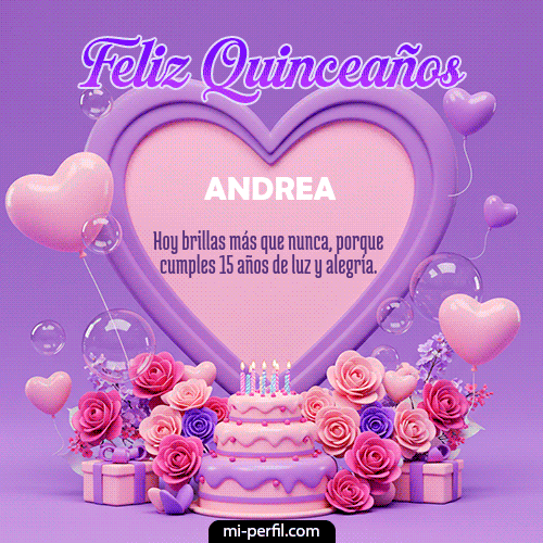 Felicidades en tus 15