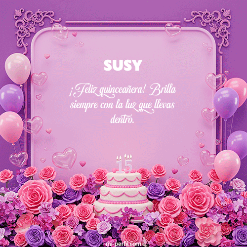 Feliz Cumpleaños 15 años