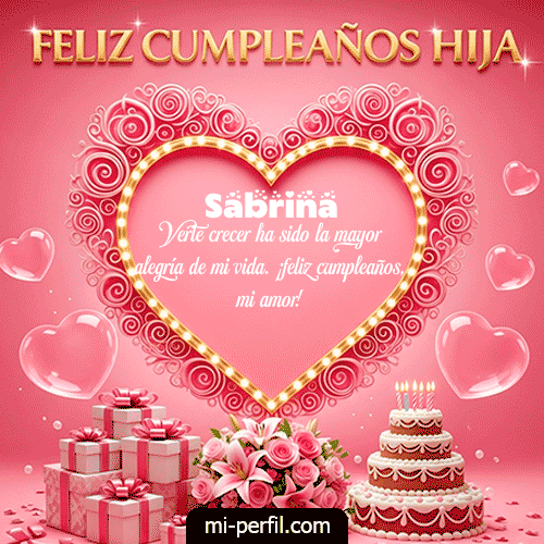 Feliz Cumpleaños Hija II
