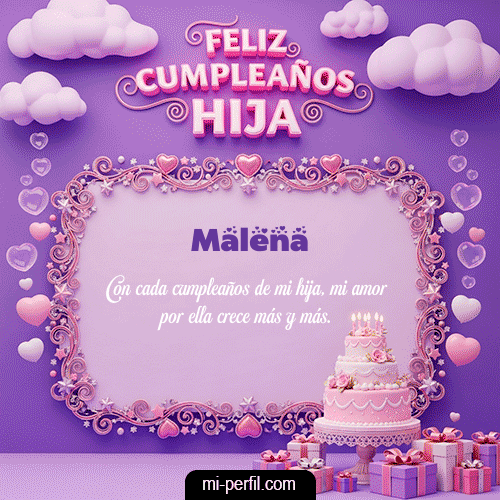 Feliz Cumpleaños Hija VII