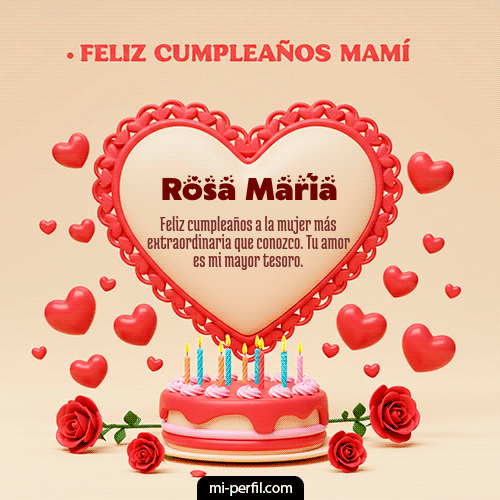 Feliz Cumpleaños Mamá V