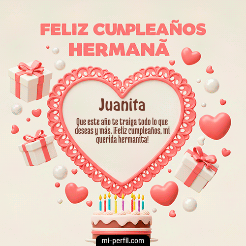 Feliz Cumpleaños Hermana I