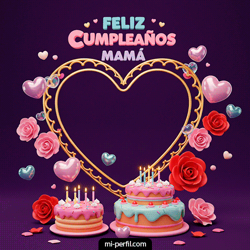 Gif Feliz Cumpleaños Mamá IV