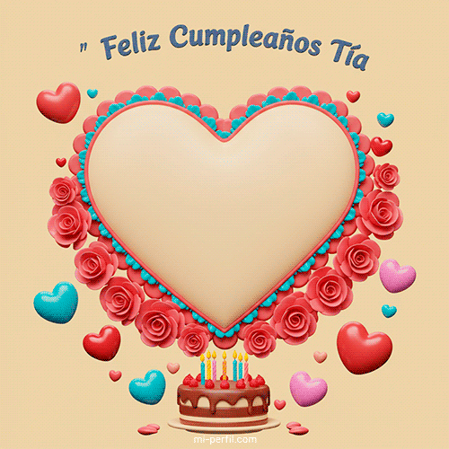 Gif Feliz Cumpleaños Tía