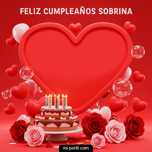 Gif Feliz Cumpleaños Sobrina V