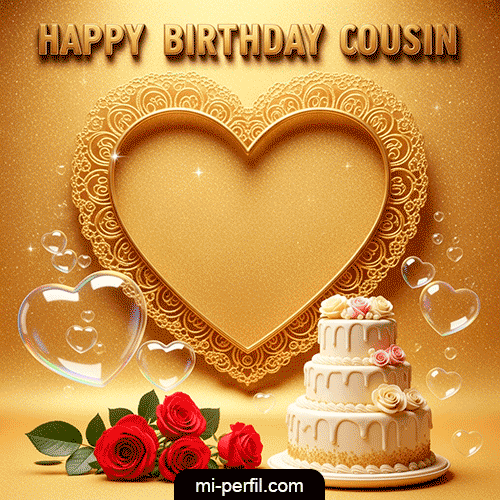 Gif Happy BirthDay Cousin VII