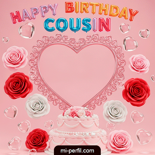 Gif Happy BirthDay Cousin IX