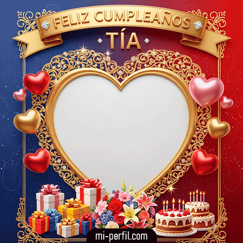 Gif Un Feliz Cumpleaños Tía
