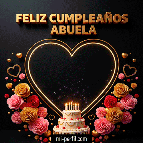Gif Feliz Cumpleaños Abuela! IV