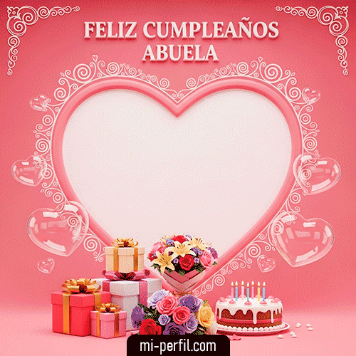 Gif Feliz Cumpleaños Abuela VI