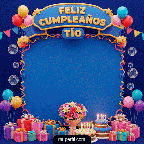 Gif Feliz Cumpleaños Tío V