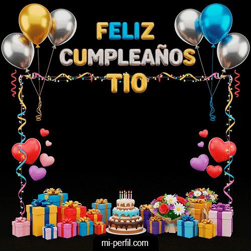 Gif Feliz Cumpleaños Tío VII
