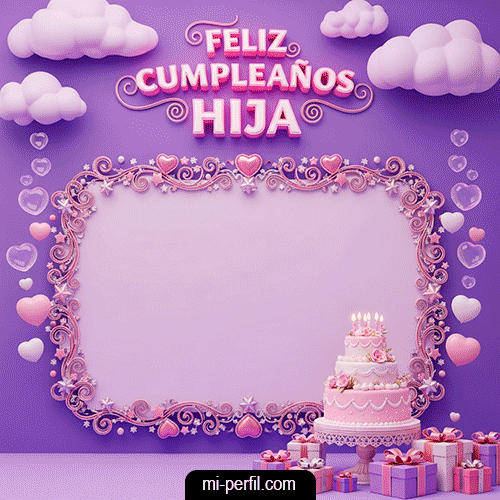 Feliz Cumpleaños Hija VII