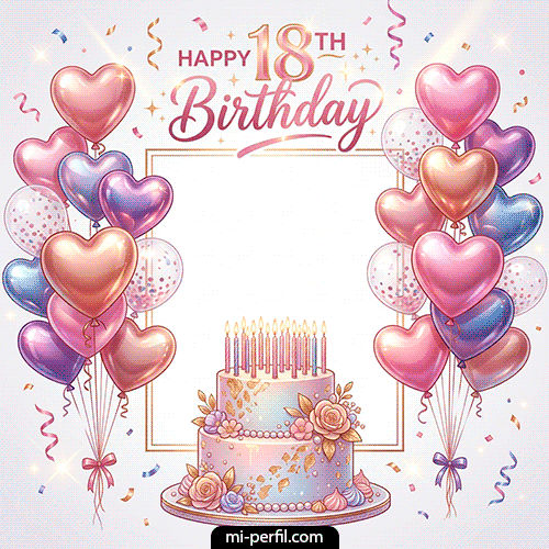 Gif Happy 18th BirthDay