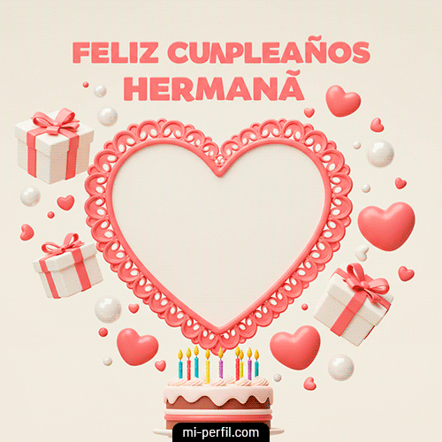 Gif Feliz Cumpleaños Hermana I