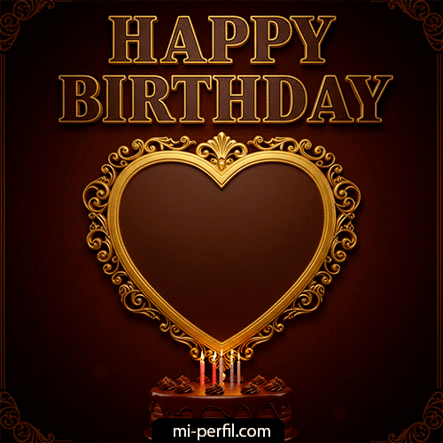Plantilla Gif Feliz Cumpleaños VIII