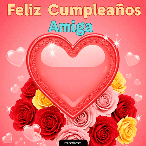 Gif Feliz Cumpleaños Amiga V