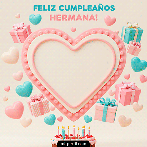 Gif Feliz Cumpleaños Hermana II