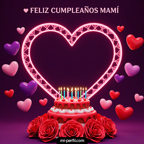Gif Feliz Cumpleaños Mamá II