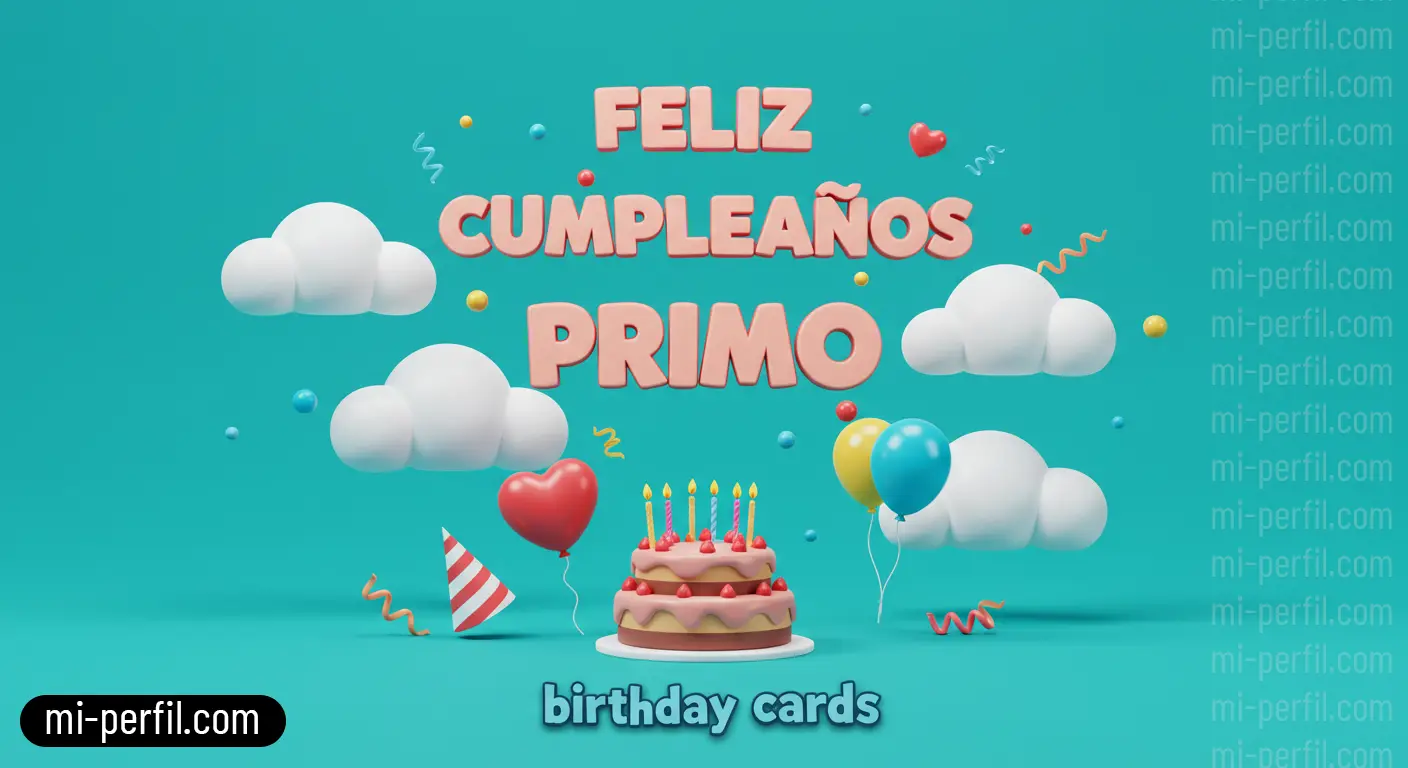 GIFs Feliz Cumpleaños Primo