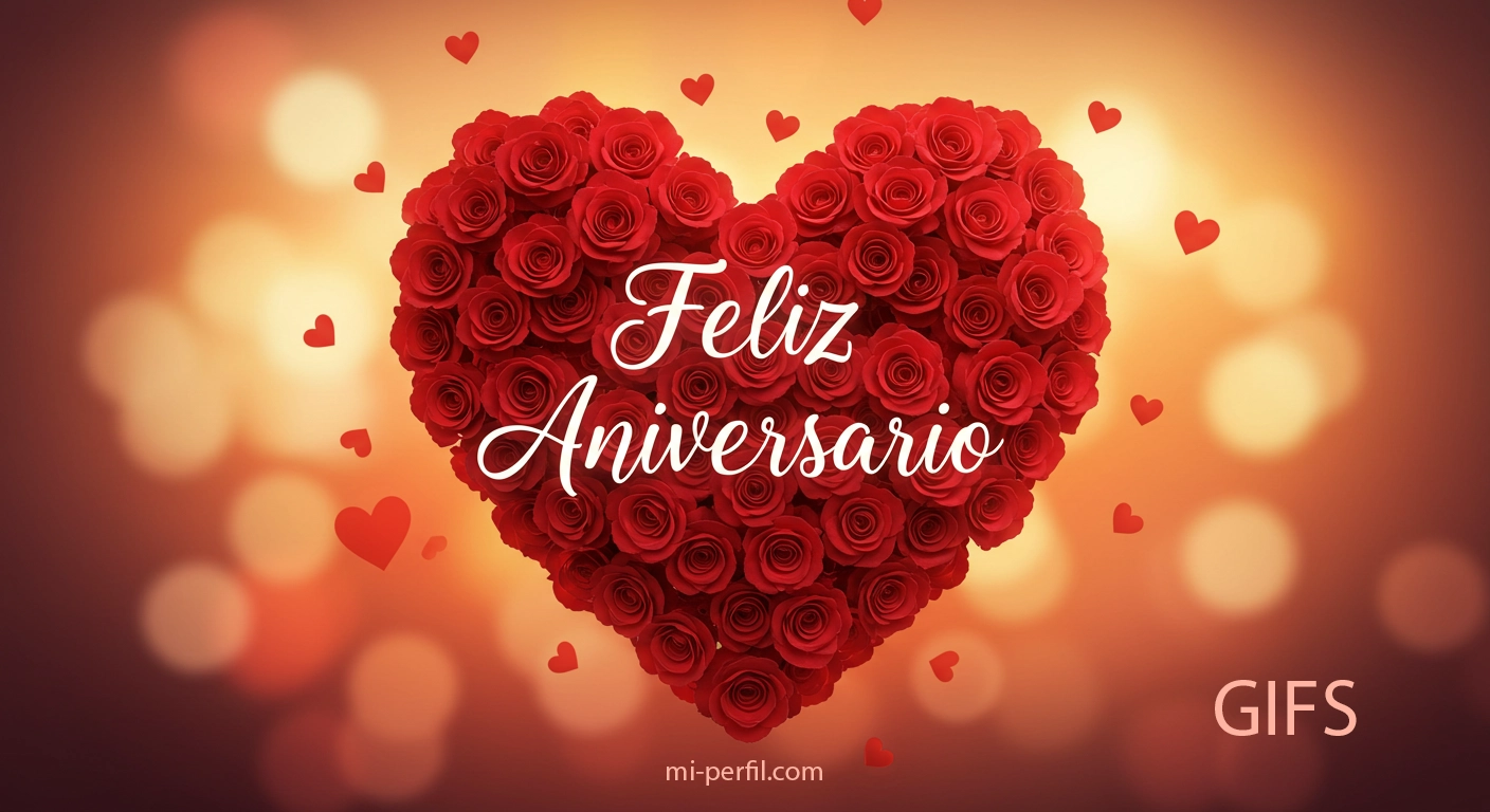 GIFs ✨ “Un aniversario, un amor, un GIF único para dedicar.” ✨