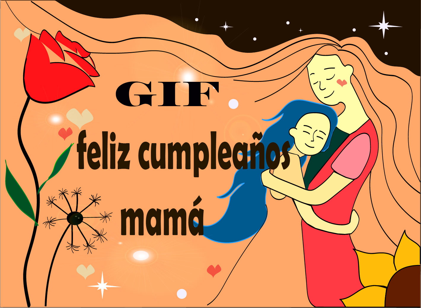 GIFs Feliz Cumpleaños Mamá